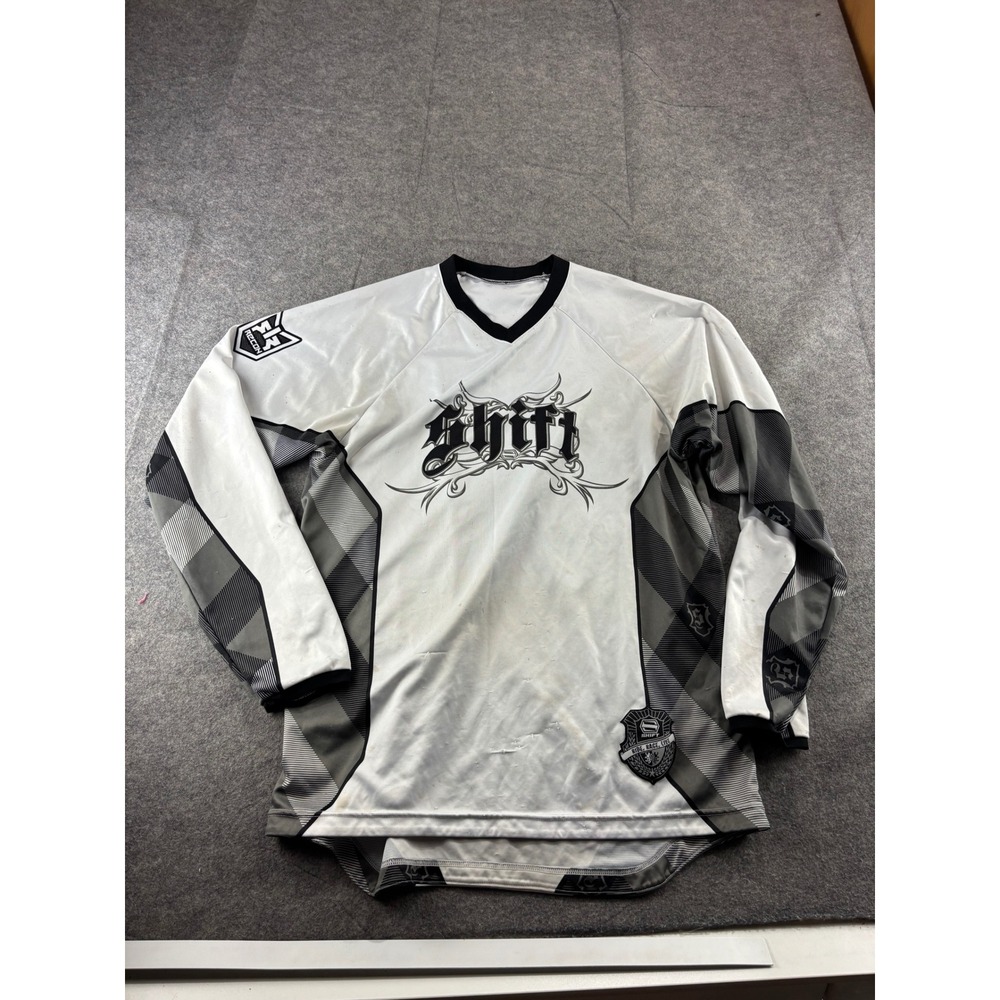 Shift Recon Motocross Jersey Y2K MX Riding Shirt Mens L? Thrashed SEE
